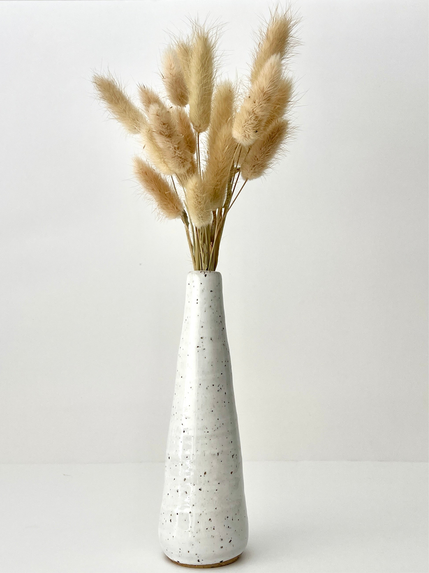 White Pillar Vase
