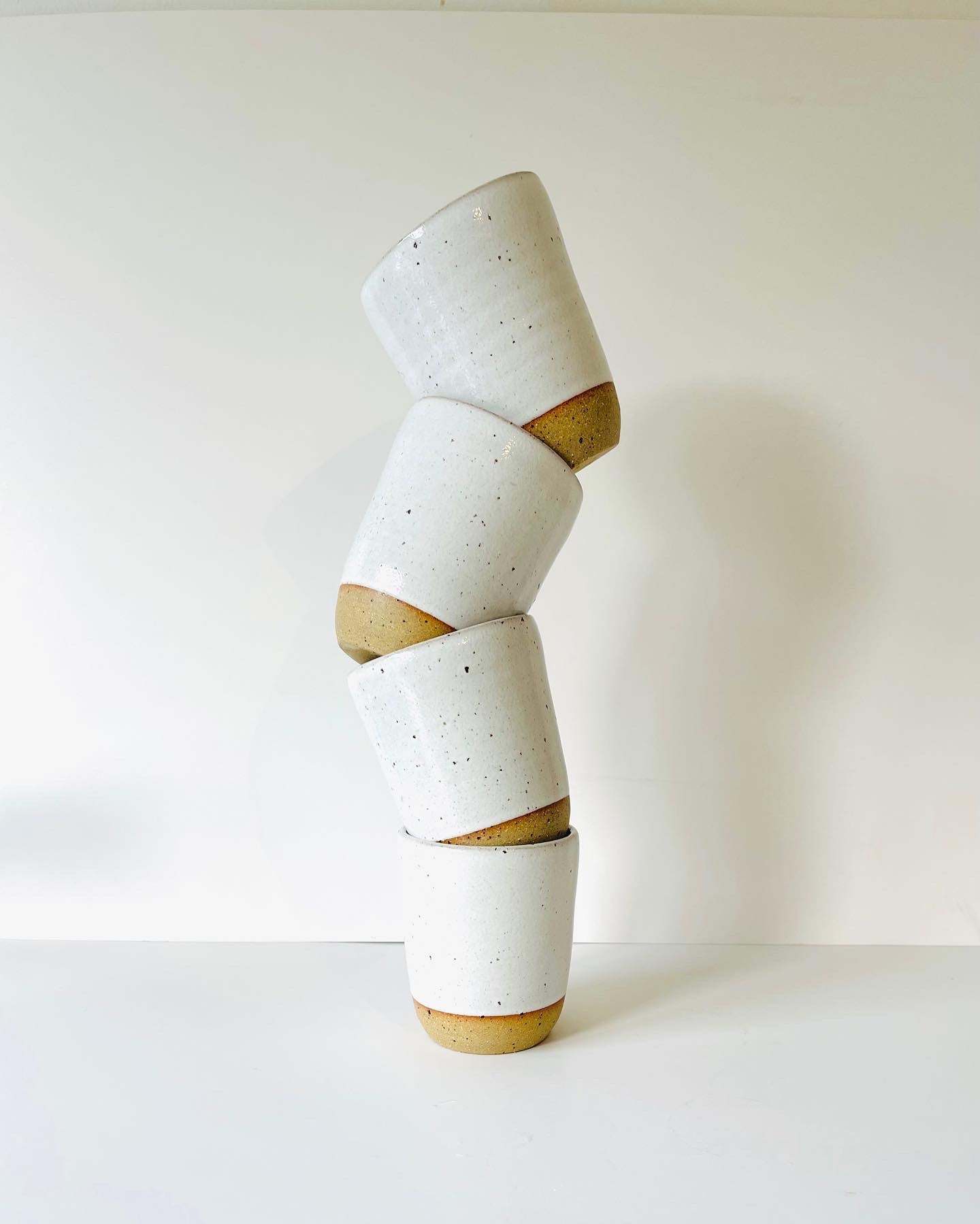 The White Speckled Tumbler / Handmade Ceramics by Sue / Buy Online NZ