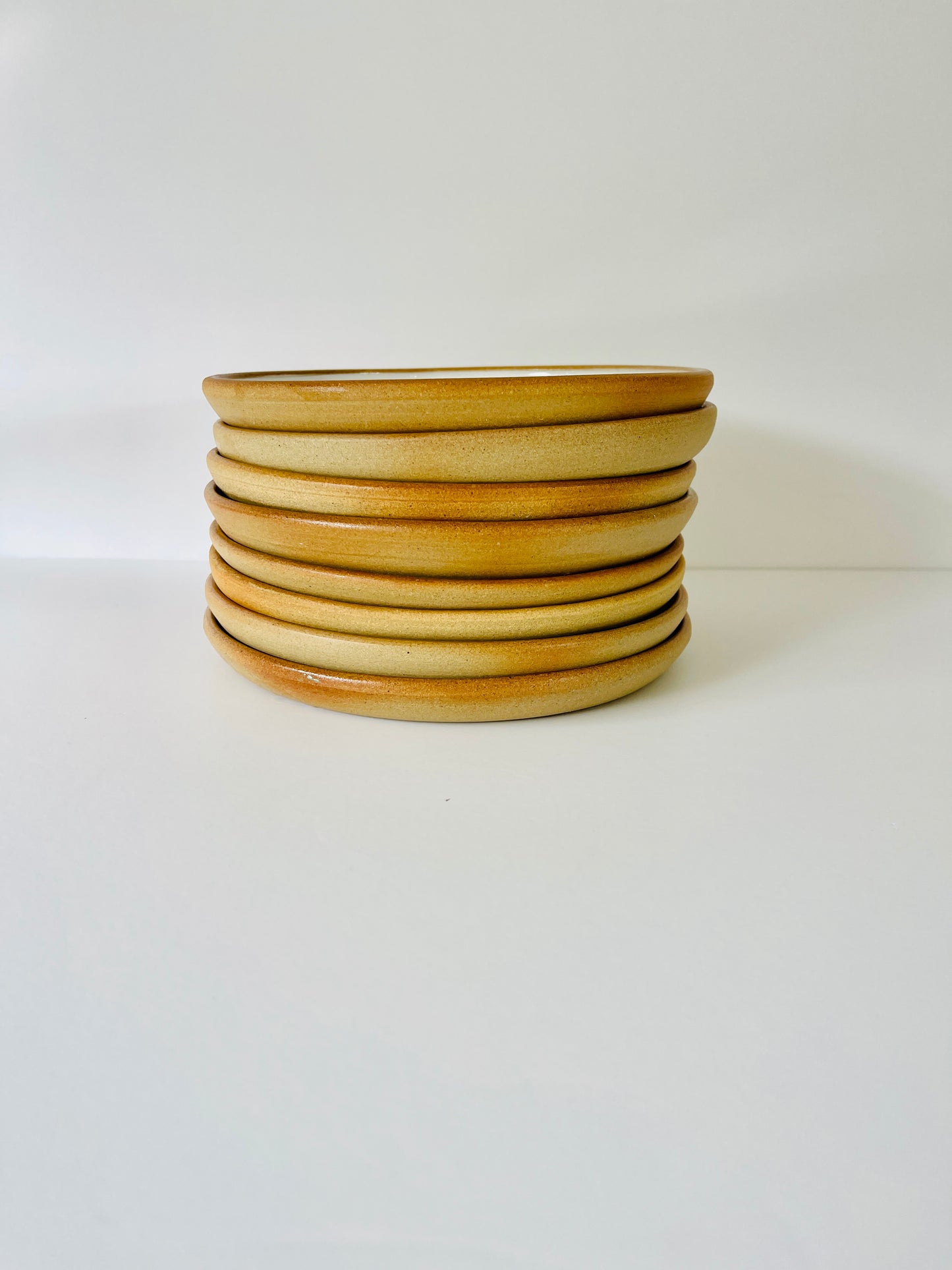 Side Plate Buff / Handmade by Sue Ceramics / Buy Online NZ Shipping