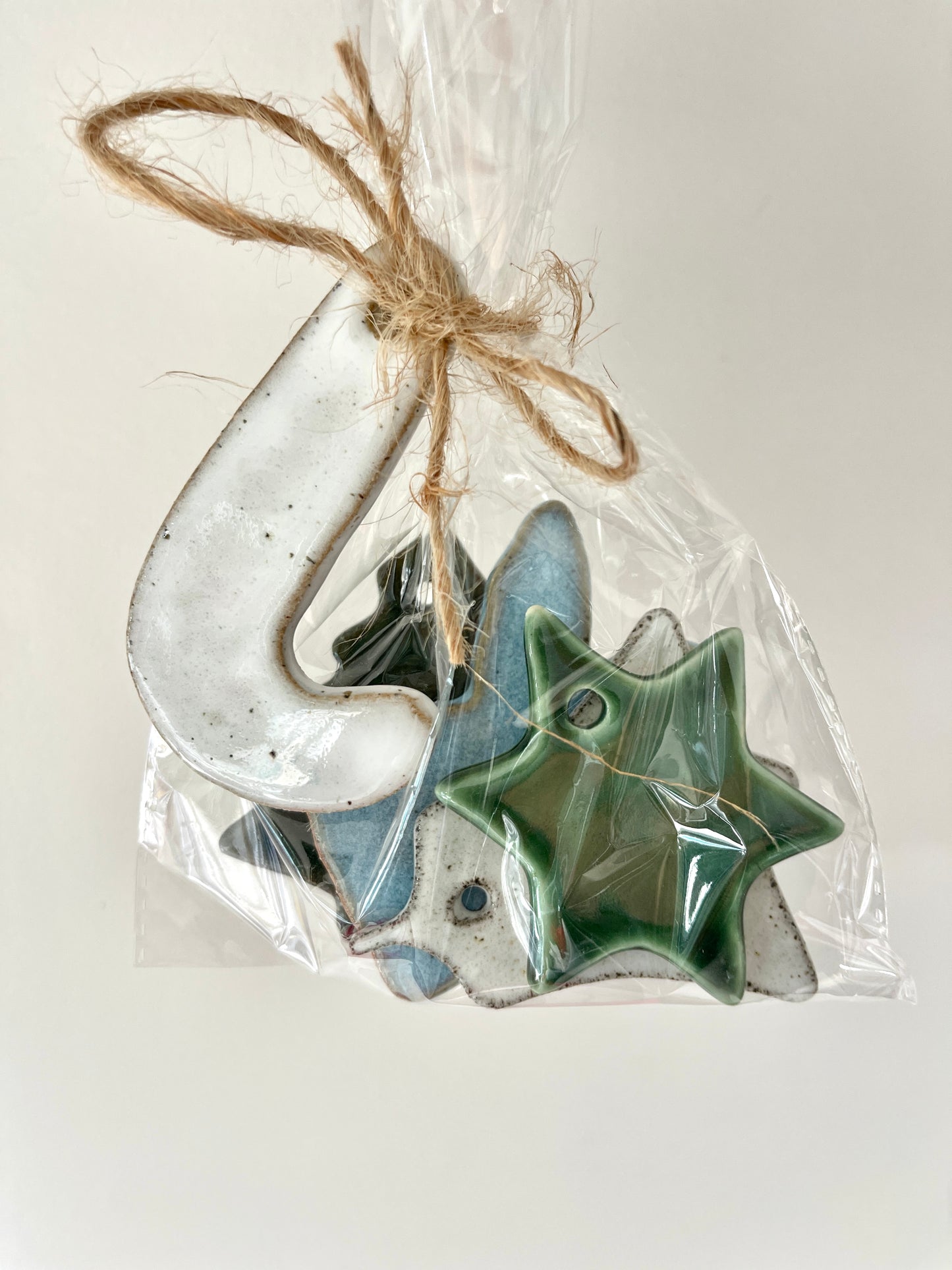 Ceramic Christmas Tree Decorations / Handmade Ceramics by Sue / Buy Online NZ