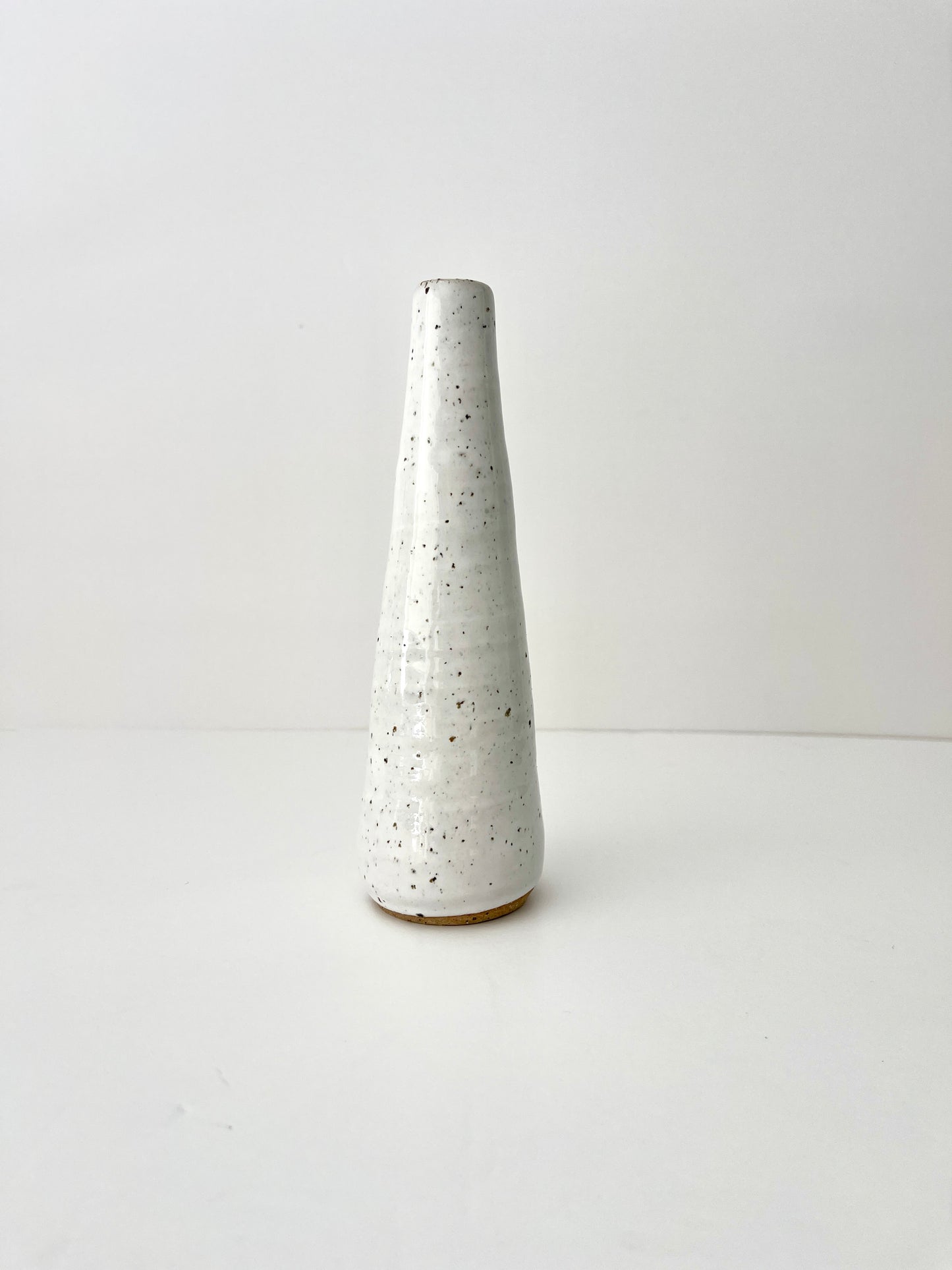 White Pillar Vase