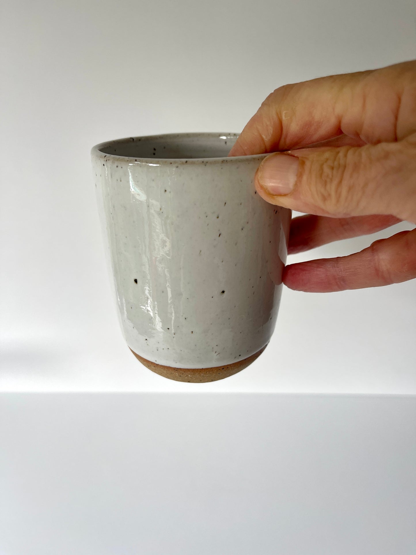 White Set Plate Bowl Tumbler / Handmade Ceramics by Sue / Buy Online NZ