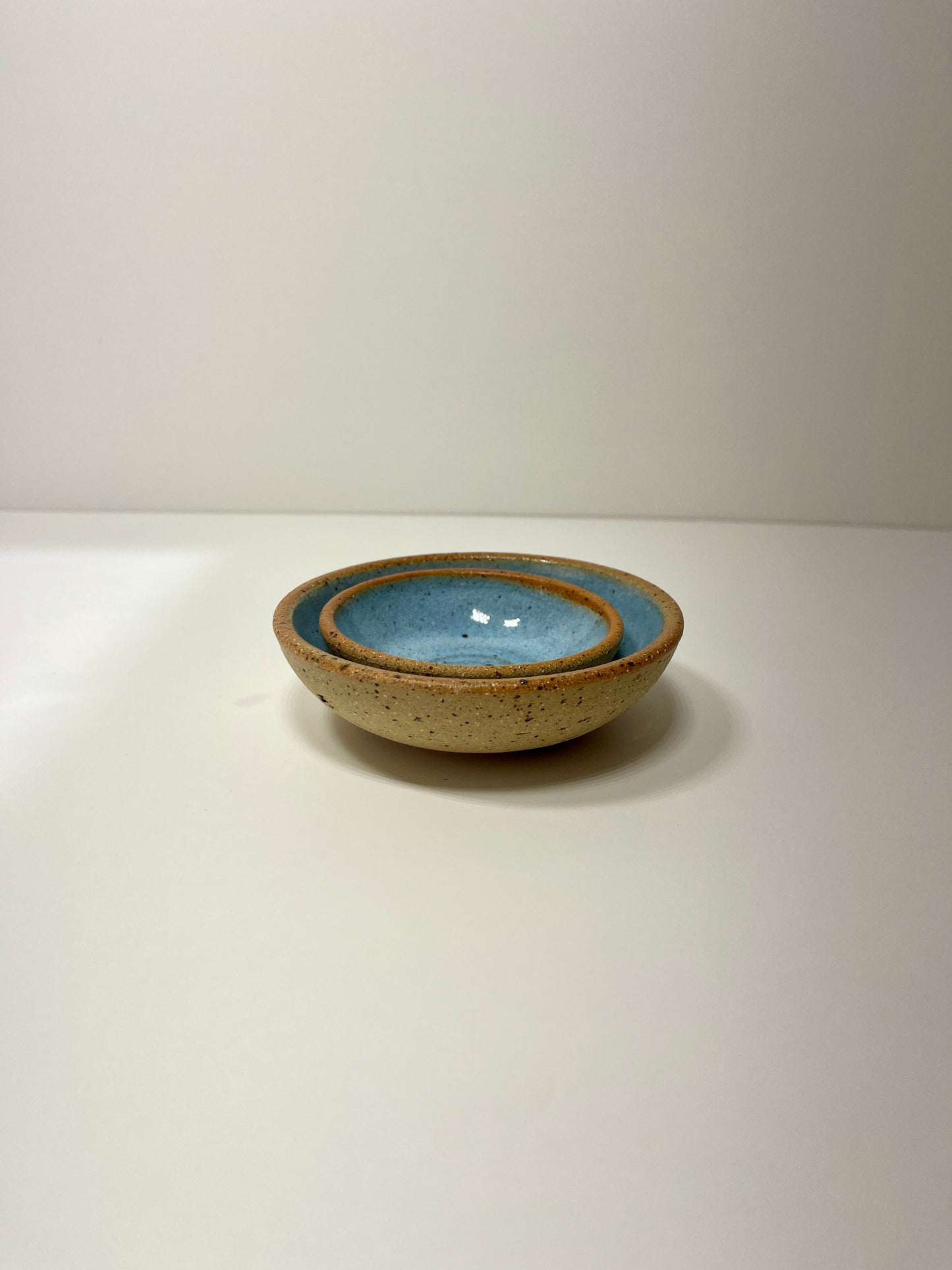 Blue Speckled Olive Bowl Set / Handmade Ceramics by Sue / Buy Online NZ Shipping