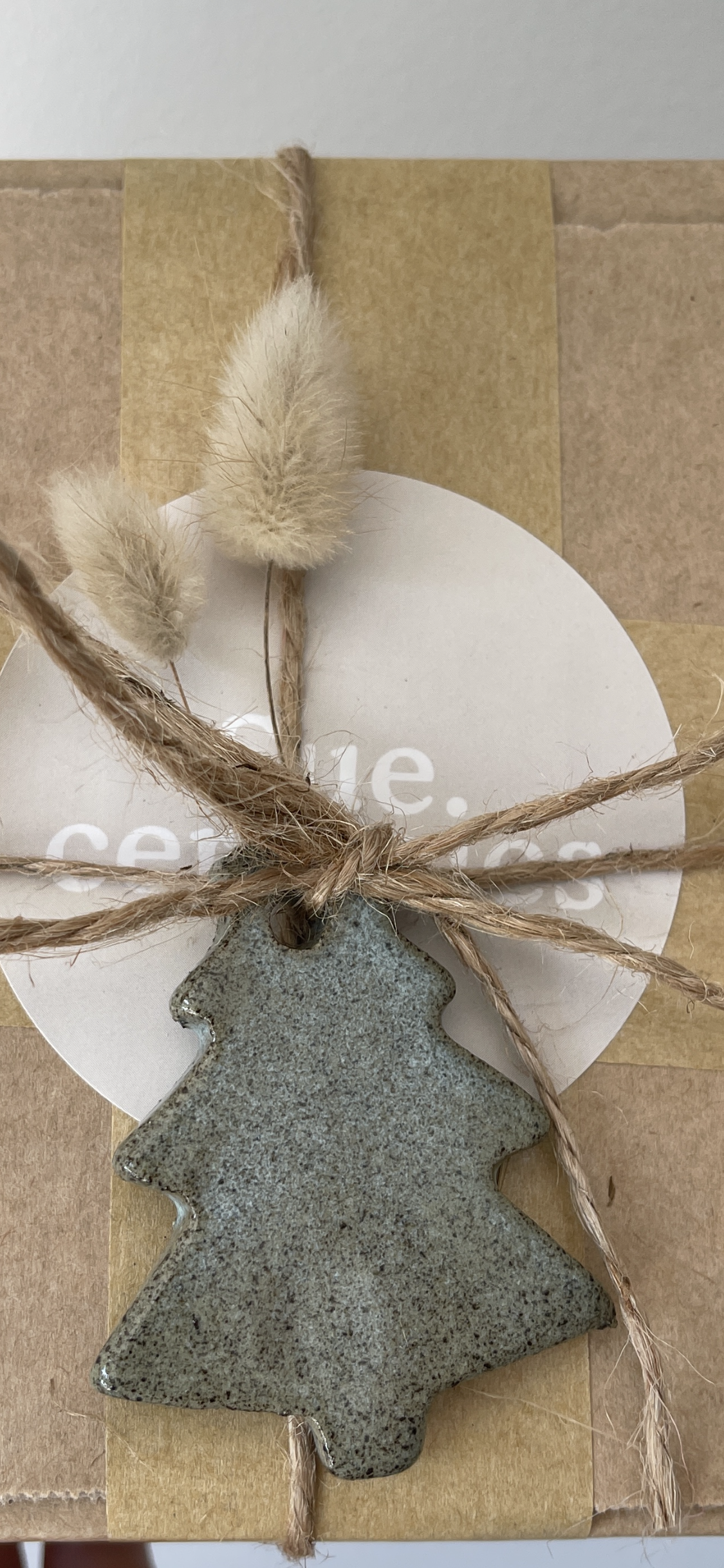 Ceramic Christmas Tree Decorations / Handmade Ceramics by Sue / Buy Online NZ