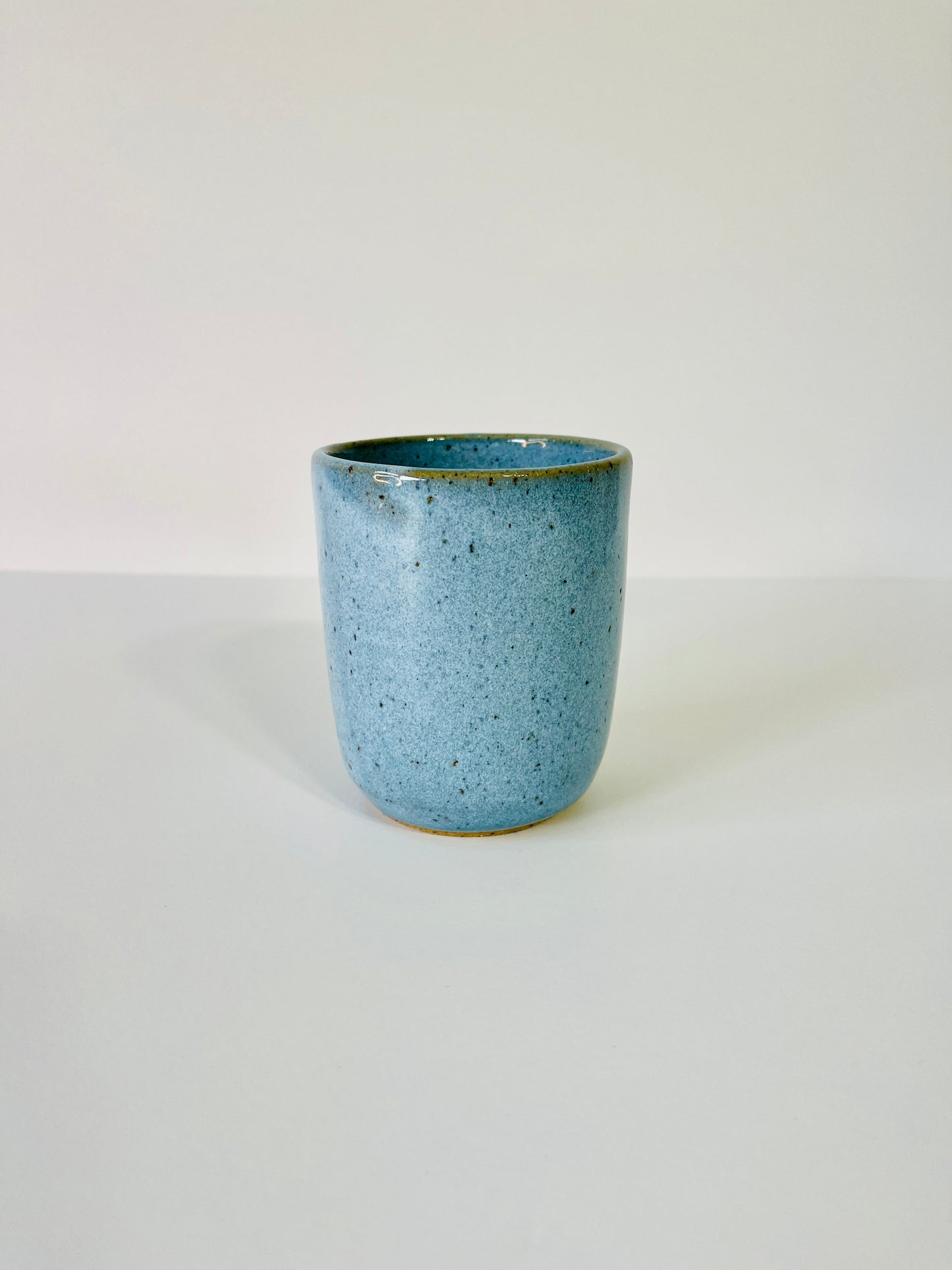 Blue Speckled Tumbler / Handmade Ceramics by Sue / Buy Online NZ Shipping