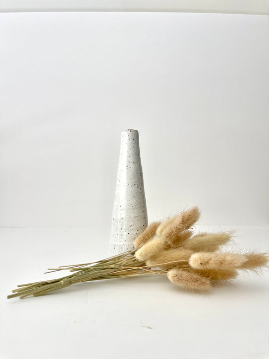 White Pillar Vase
