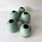 Sea Green Bud Vases